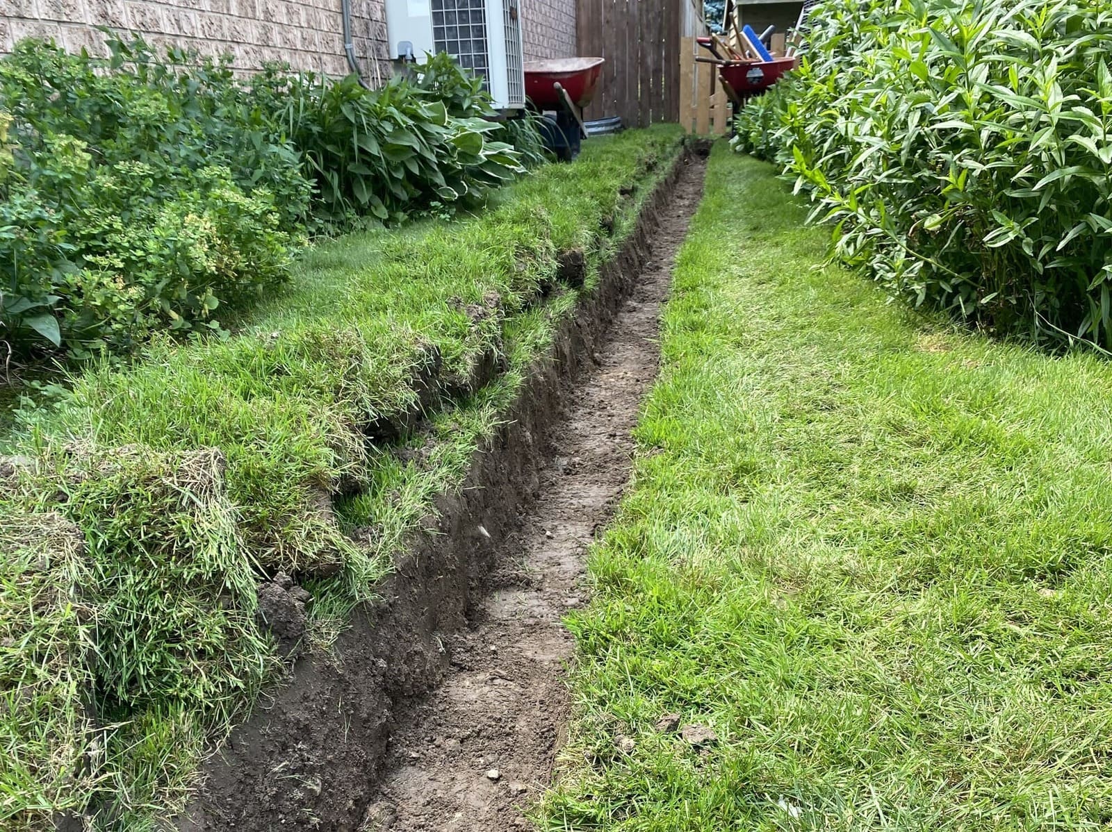 French Drain Installation